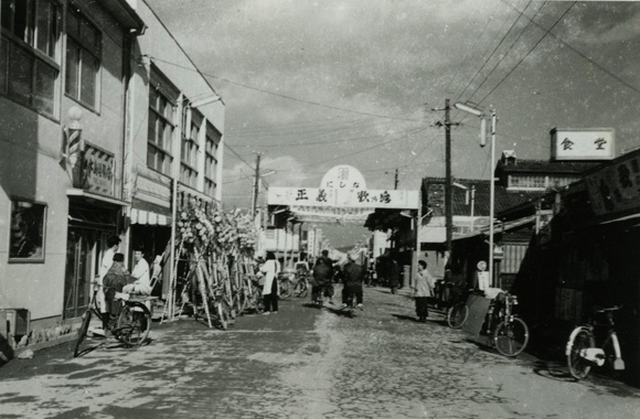 水島の商店街（水島常盤町）1960年（昭和35年）